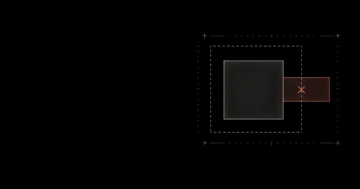 An allowed permission footprint stays inside a review boundary while a proposed extension crosses it