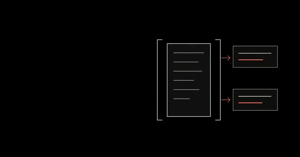 A review bracket encloses an instruction sheet while separate annotation strips change outside it
