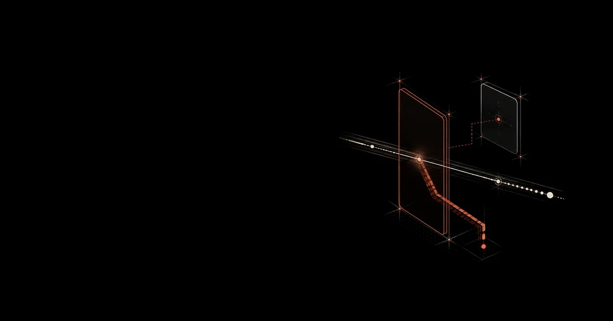 Abstract art of a runtime transaction path meeting a policy interception plane before reaching an external system